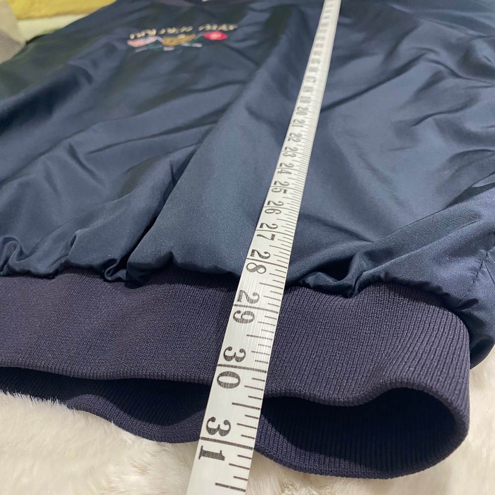 Vintage Golden Oaks Golf Pullover Windbreaker Jacket Mens XL/TG USA Flag - Picture 5 of 8